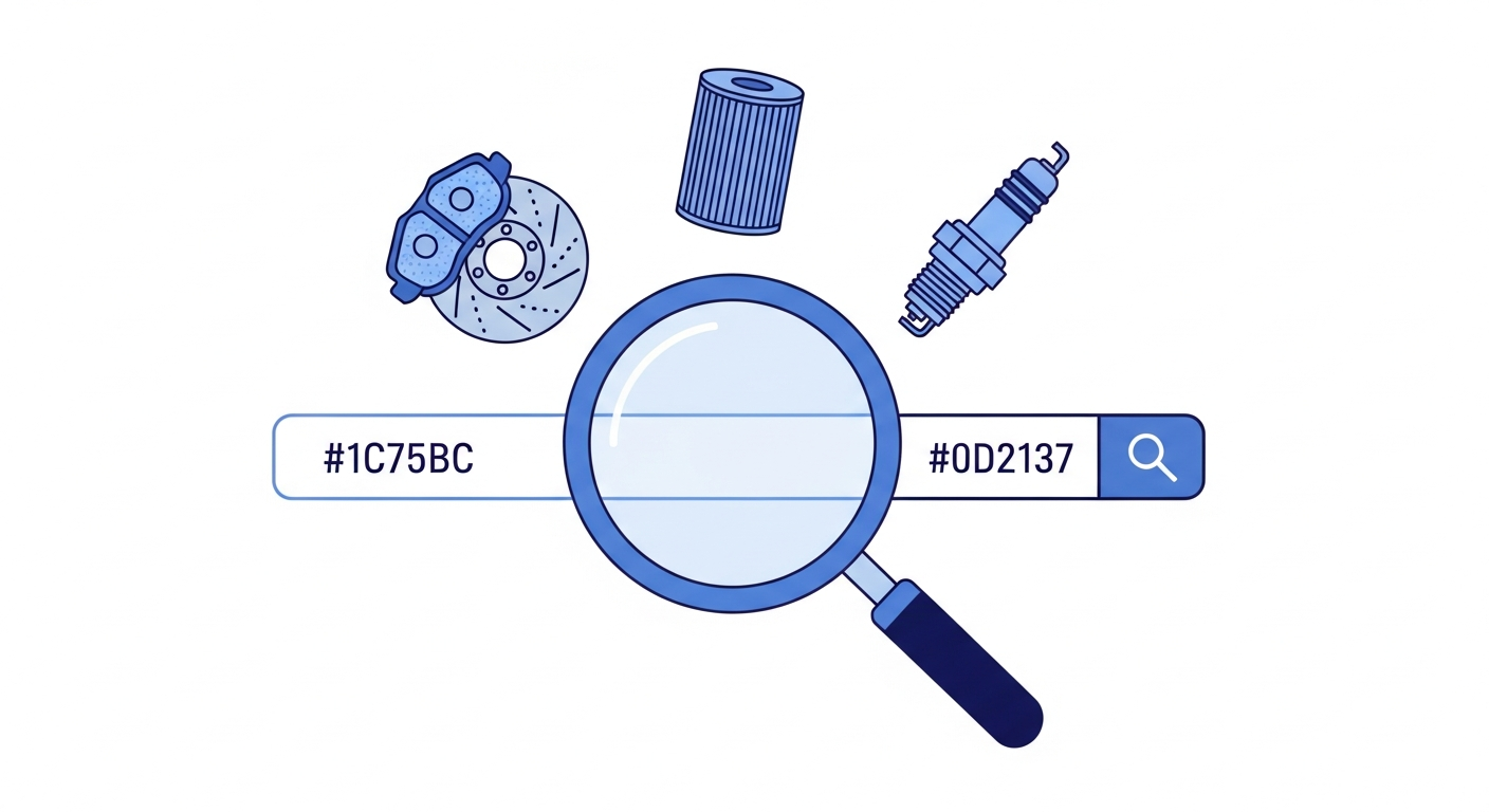 Search bar at the top of A to Z Autoparts website